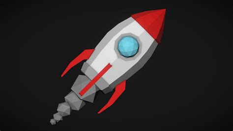 Rocket Ship - Low Poly - Download Free 3D model by Billy Jackman ...