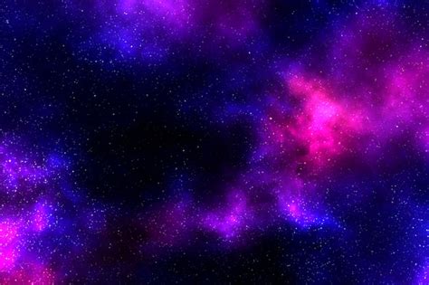 Premium Photo | Dark pink and purple galaxy patterned background illustration