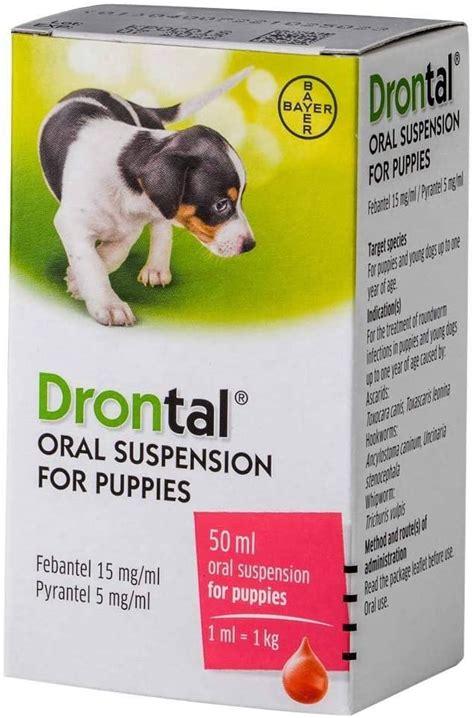 Drontal Puppy Liquid Wormer – Connolly Pharmacy