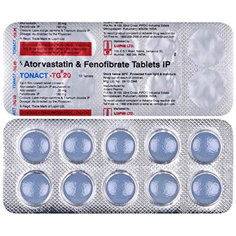 Tonact-TG 20mg - Strip of 10 Tablets - Price History