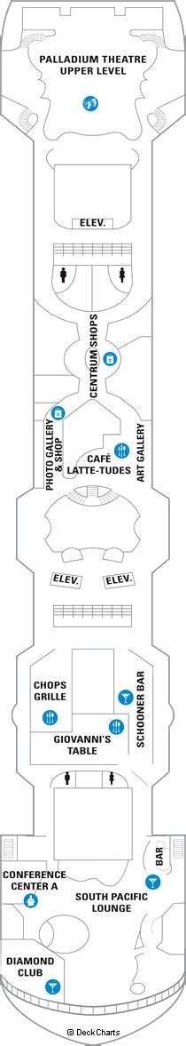 Royal Caribbean Grandeur of the Seas Deck Plans, Ship Layout ...