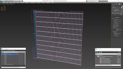 Mesh Fence Panel Green model - TurboSquid 1954852