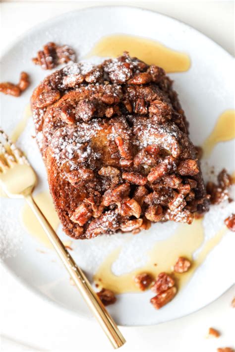 Gluten-free Overnight French Toast with Pecan Praline Topping — Jessi's Kitchen