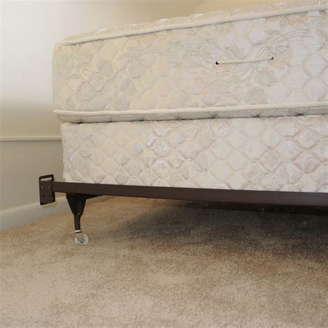 Full Size Mattress and Box Springs Set with Bed Frame | EBTH