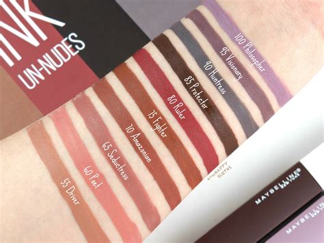 Maybelline | SuperStay Matte Ink Un-Nudes Collection: Review and ...