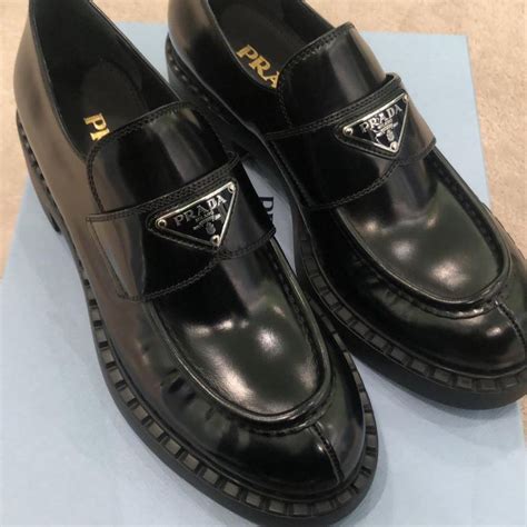 Prada black brushed leather loafers – hey it's personal shopper london