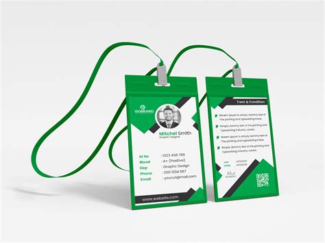 Creative ID Card Design Template by Obydullah on Dribbble