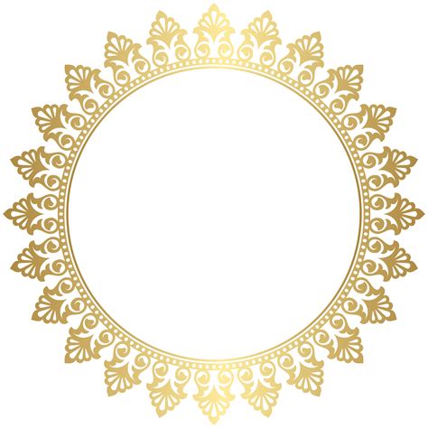 Round Border Frame Clip Art PNG Image | Photo frame design, Frame clipart, Frame border design