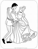 Cinderella And Prince Coloring Pages Coloring sketch template