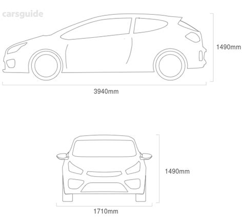 Hyundai i20 Dimensions 2015 - Length, Width, Height, Turning Circle ...