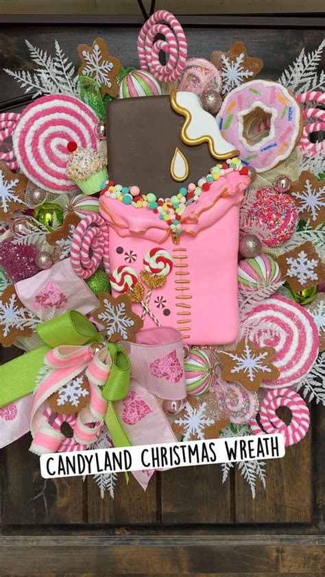 Candyland Christmas Wreath: Wreaths by Waldo | Christmas crafts ...