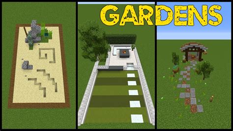 Garden Designs In Minecraft