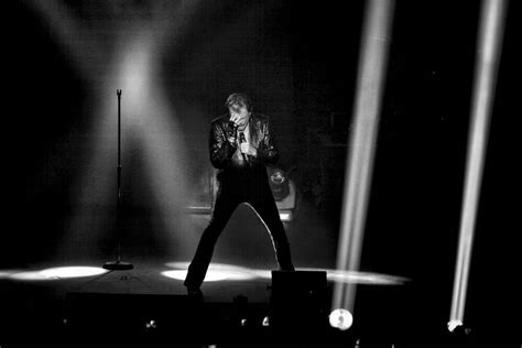 Johnny hallyday on stage - Photographic print for sale