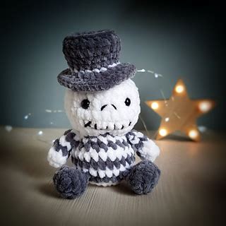 Ravelry: Skeleton Baby Jack plush toy pattern by Ekaterina Chirkova