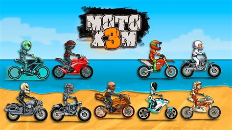 Moto X3M All Bikes Unlocked All Levels 3 Stars - YouTube