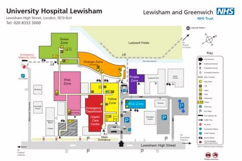 Useful info for Lewisham hospital