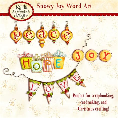 Christmas Word Art INSTANT DOWNLOAD Digital Printable