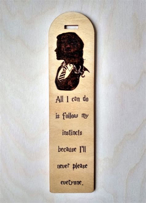 Harry Potter Bookmark – portraits and quotes - Hermione Granger - Nat Craft