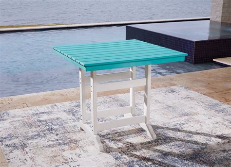 Eisely Outdoor Counter Height Dining Table