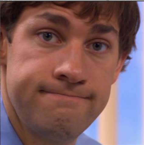 jim halpert face Blank Template - Imgflip