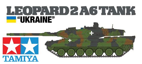 Leopard 2A6 Tank "Ukraine" - The Model Worx