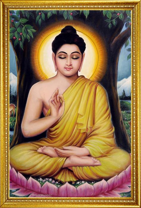 Hemant Bhavsar Artwork: Lord Buddha Portrait Painting | Original Painting Oil | Portrait Art