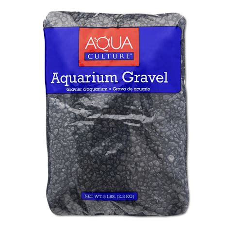 Aqua Culture Aquarium Gravel, Black, 5 lb. - Walmart.com - Walmart.com