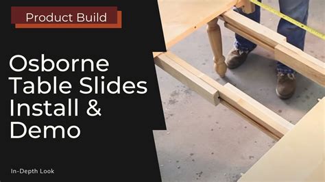 How To Make Wood Table Extension Slides | Brokeasshome.com