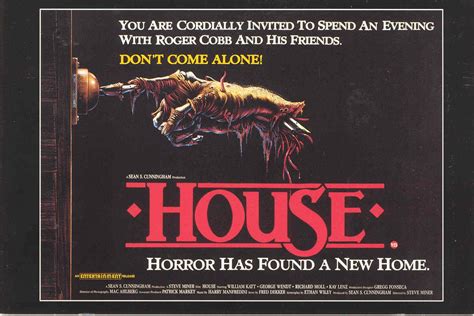 House (1986) | All horror movies, Movie posters, George wendt