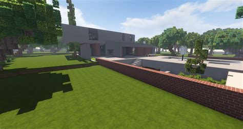 Modern Brick House Minecraft Map