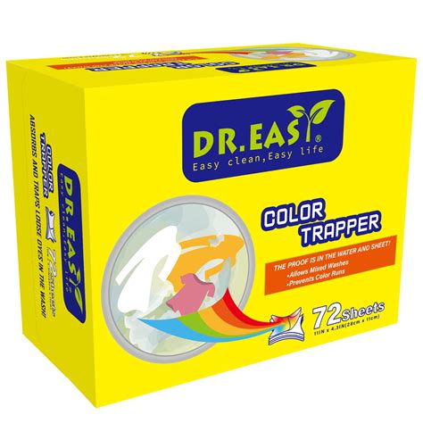 DR.EASY Color Catcher Sheets for Laundry, Color Grabber Trapper Remove dyes Fluorescent & Heavy ...