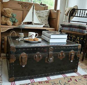 Rustic Trunk Coffee Table, Trunk Table, Diy Coffee Table, Decorating ...