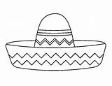 Sombrero Coloring Pages  Free Printable For Kids sketch template