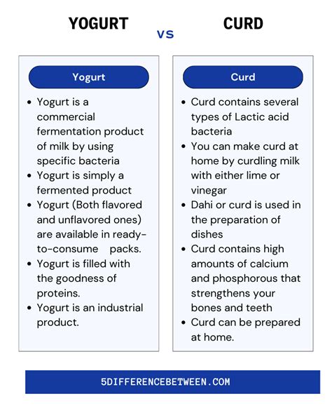 5 Difference Between Yogurt and Curd | Yogurt Vs Curd