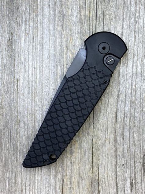 Protech Knives TR-3 X1 Operator Edition with Tritium Button Insert ...