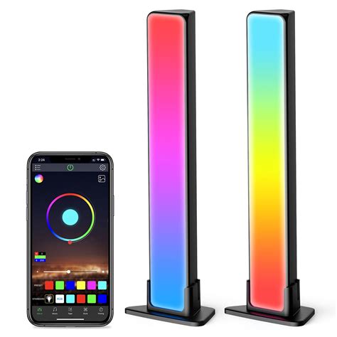 Buy Jizbuger Smart LED Light Bars, RGB Light Bars with 20 Scene Modes ...