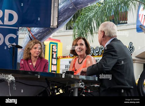 Tampa, Florida, USA-Aug 30, 2012-DNC Chair Rep. Debbie Wasserman ...