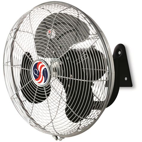 Q Standard 14" Oscillating Wall Mount Garage Fan - 681324, Air ...