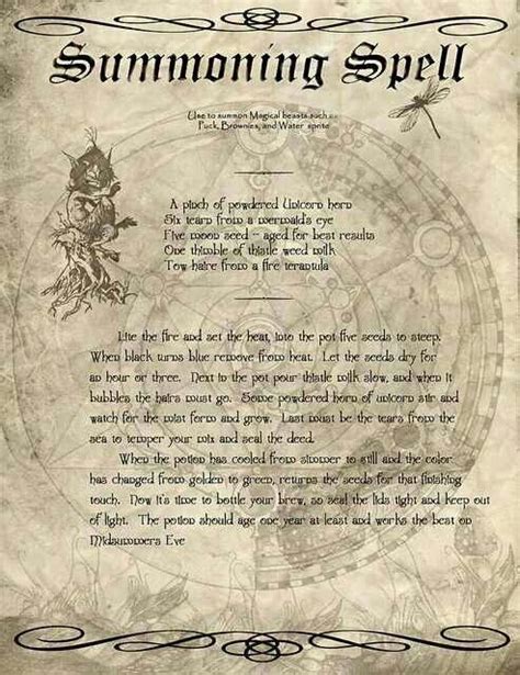 Summoning Spell | Spells witchcraft, Witchcraft, Wiccan spell book