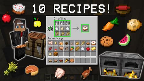 Minecraft Food Recipes No Mods