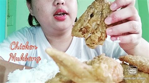 Eating Fried Chicken Mukbang - YouTube