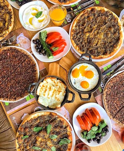 Typical Lebanese breakfast اتفضلوا عالترويقة اللبنانية | Lebanese breakfast, Lebanese breakfast ...