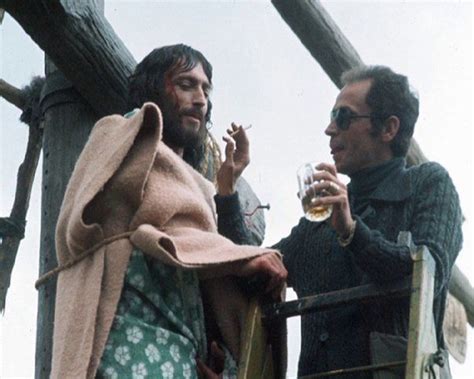 Robert Powell on the set of "Jesus of Nazareth" | Scenes, Jesus, Behind ...