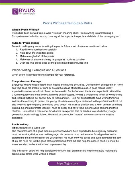 Precis-Writing-Examples - Precis Writing Examples & Rules What is ...