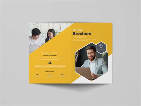 Bi-fold Brochure Design Template | Freebie | :: Behance