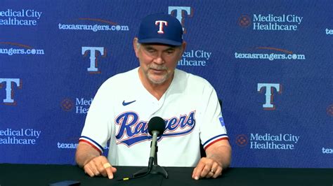 Bruce Bochy on Rangers' 2-0 defeat to the Angels | 08/16/2023 | Texas ...