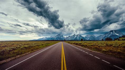 Road Mountain Clouds Wallpapers - Wallpaper Cave