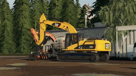 FS 19 Cat 325DL Excavator v1.0 - Farming Simulator 22 mod, LS22 Mod download!