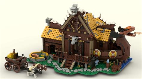 LEGO MOC The Viking House by LegoBricking | Rebrickable - Build with LEGO