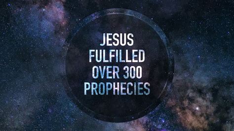 Jesus Fulfilled Over 300 Prophecies Mathematically proving that he is ...